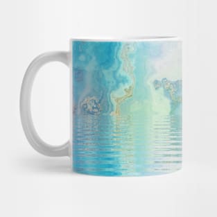 Pastel Lace Agate Watercolor Mug